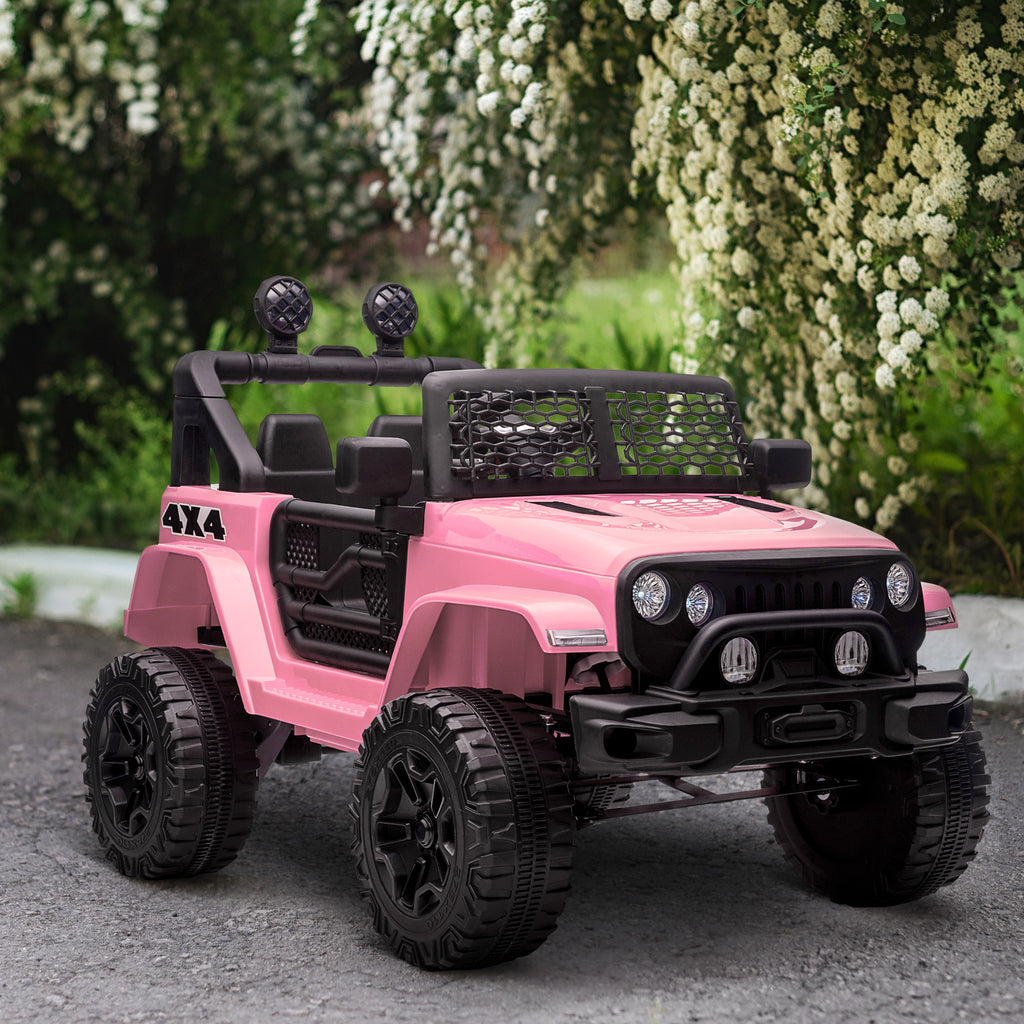 Electric Off-Road Truck 12V Kids Ride On With Remote Control MP3 Music Adjustable Speed